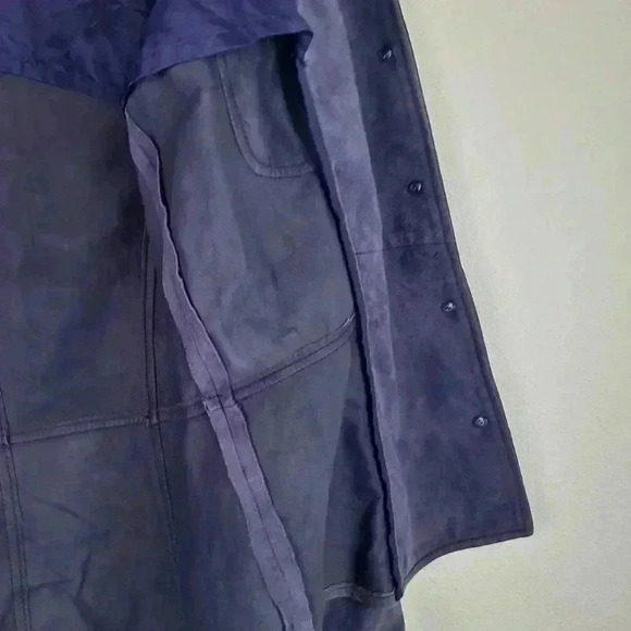 WORTH 100% Leather Jacket Size 10 - Picture 8 of 9